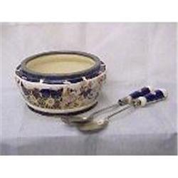 Old Porcelain salad set by William #1830291