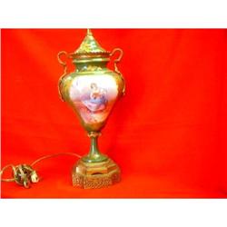 ART NOUVEAU SEVRE LAMP #1830300