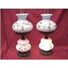 Image 1 : A pair of Gone with the Wind Lamps handpainted #1830305