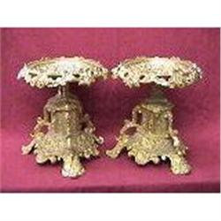 A pair of 19th CT Bronze Tazza #1830324