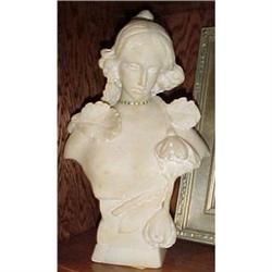 Alabaster Art Nouveau female bust #1830349
