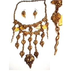 Aesthetic Victorian Garden EDEN Snake PARURE #1830371