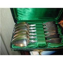 Set of Sterling  Silver Teaspoons 1814 #1830436