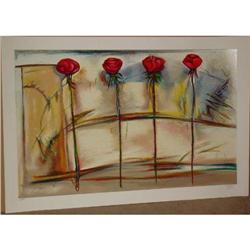 Lenner Gogli, Rose Fresco, Signed Serigraph #1830526