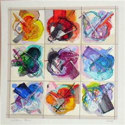 Calman Shemi, Flowers Kaleidoscope, Signed SS #1830527