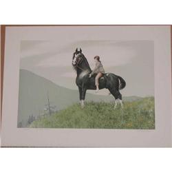 Mel Hunter, Morgan, Signed Lithograph #1830536