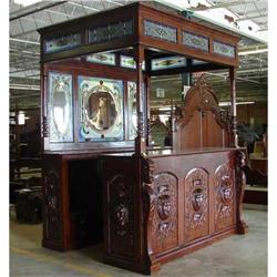 STAINED GLASS VICTORIAN CANOPY PUB LIQUOR BAR #1830565
