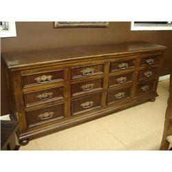 EUROPEAN BACHELOR'S CHEST 12 DRAWER DRESSER #1830567