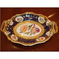 Antique Ridgeway Porcelain Oval Tray #1830577