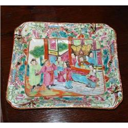 Antique Chinese Export Rose Medallion Square #1830598