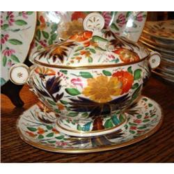 Antique Coalport Porcelain Sauce Tureen #1830608