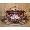 Image 1 : Antique Crown Derby Procelain Sauce Tureen #1830610