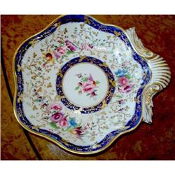 Antique Coalport Porcelain  Shell Dish #1830619