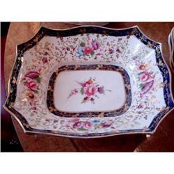 Antique Coalport Porcelain  Footed Basket #1830620