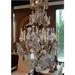 Antique Louis XV Ormolu and Crystal Chandelier #1830635