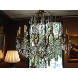 Antique Louis XV Ormolu and Crystal Chandelier #1830636