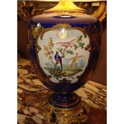 Antique Coalport Vase mounted as a Lamp #1830637