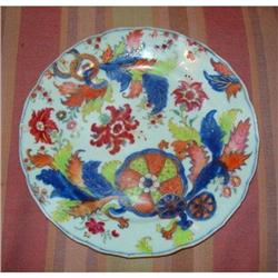 Chinese Export Porcelain Tobacco Leaf Plate #1830643