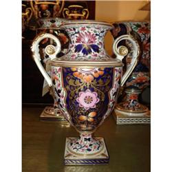 Antique Derby Vase Imari Pattern #1830646