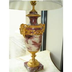 Louis XVI Marble Cassolettes as a Lamp #1830676