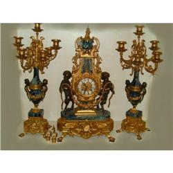 Clock and Candelabra Set #1830758