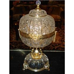 Baccarat Style Crystal Perfume Box #1830759