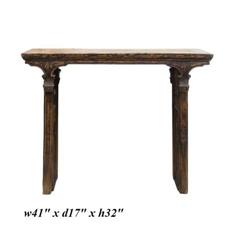 Vintage Chinese Foldable Rustic Altar Table #1830764
