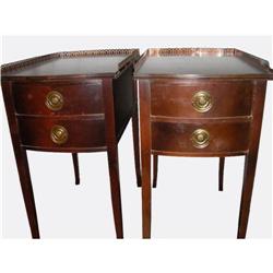 Mahogany Side Tables #1830775