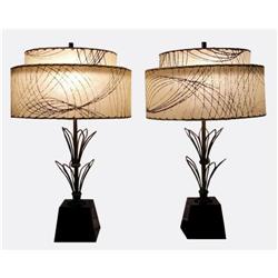 Pair of Wire Lamps #1830779