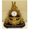 Image 1 : 19c French Female Dore Bronze Mantle Clock #1830799