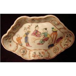  CHINESE EXPORT MANDARIN QIANLONG SPOON TRAY #1842071