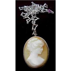 Lovely Cameo BROOCH/Pendant #1842100