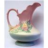 Image 1 : Hull WILDFLOWER 11-8 1/2 Pink and Blue Ewer #1842265