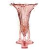Image 1 : Art Deco 8.5in Pink Depression Glass Rocket #1842370