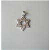 Image 1 : VINTAGE 18K W GOLD & DIAMOND "Star of David" #1842498