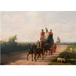 The Passing Coach by Jacques Laurent Agasse #1842619
