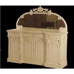 A 925 19th Century Painted English Sideboard #1842706