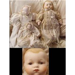3 DOLLS SIGNED GRACE PUTNAM BISQUE  #1842791