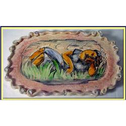 RENE BUTHAUD HANDPAINTED TRAY FRANCE ART DECO #1843034