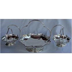 ST SILVER TRIPLE EPERGNE BIRMINGHAM 1911 #1843040