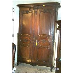 French Antique Louis XV Style Armoire #1843084