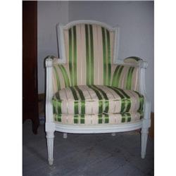 18th c French  Louis XVI bergere arm chair  #1843088