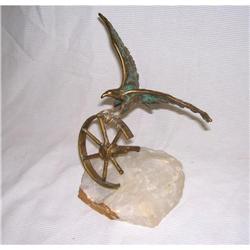 Curtis Jere Bronze Eagle Sculpture #1843101