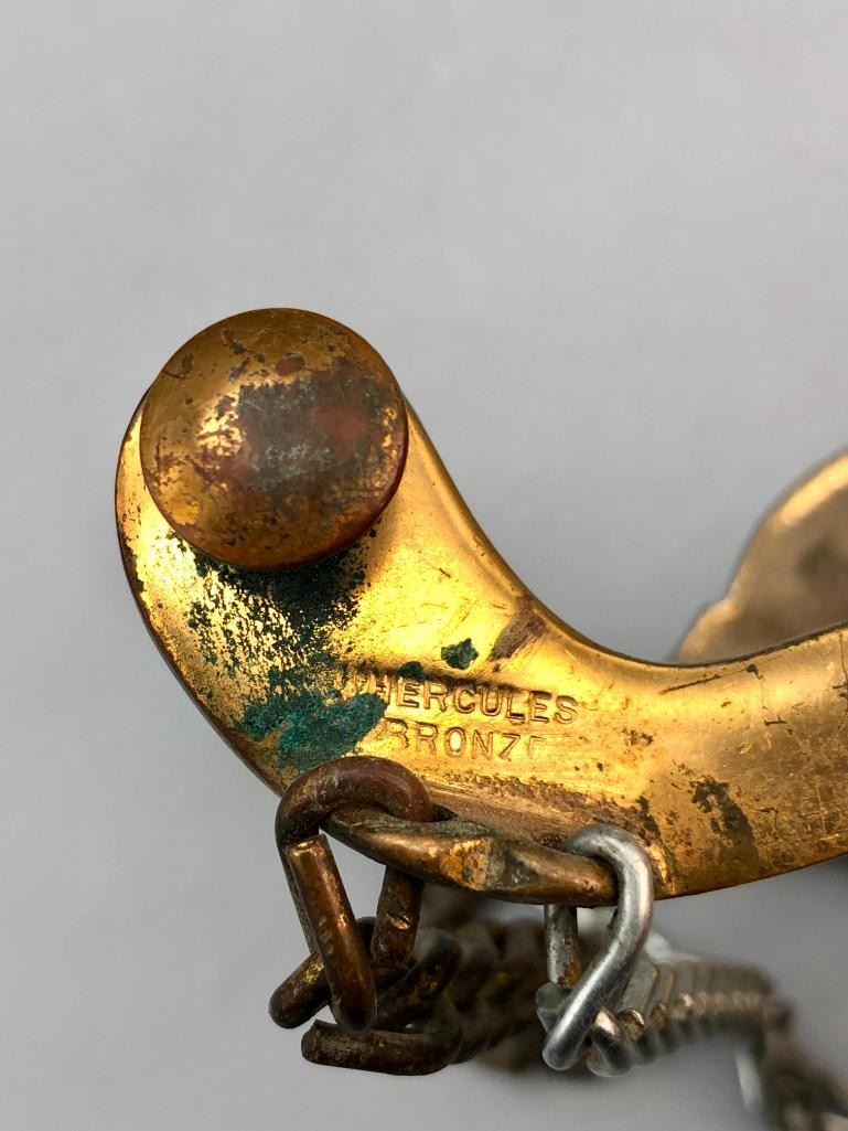 Buermann Hercules Bronze Horse Head Spurs