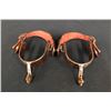 Image 13 : Two Pair of Spurs, Kangaroo Leather "Git Down" Bridle Case