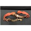 Image 9 : Two Pair of Spurs, Kangaroo Leather "Git Down" Bridle Case