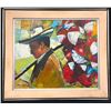 Image 1 : Paul Modlin Acrylic on Board, Original Frame Signature and Copyright Note on Back
