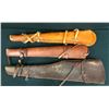 Image 1 : Three Leather Rifle Scabbards