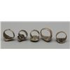 Image 5 : Group of Five Vintage Rings