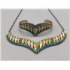 Image 1 : Zuni Inlay Necklace and Bracelet Set